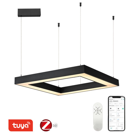 Immax NEO CANTO SLIM Smart zvsn svtidlo 80x80x7cm 60W ern Zigbee 3.0