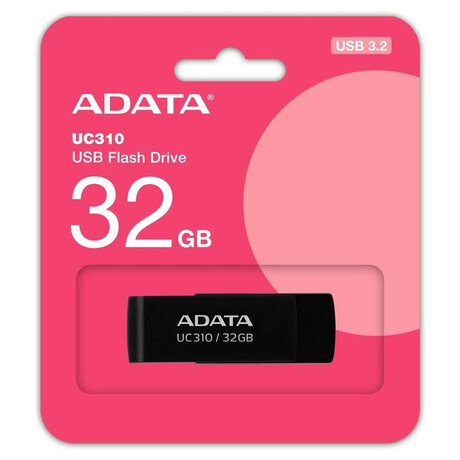 A-Data ADATA Flash Disk 32GB UC310, USB 3.2 , černá (UC310-32G-RBK)