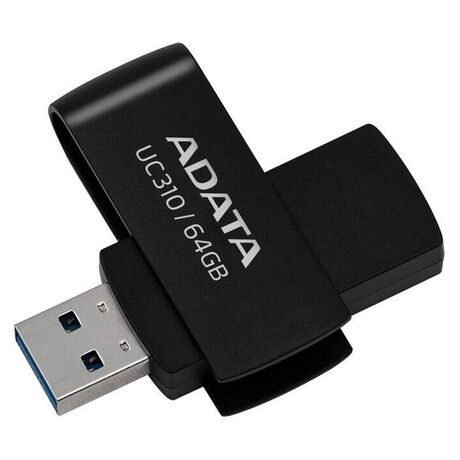 A-Data ADATA Flash Disk 64GB UC310, USB 3.2, černá (UC310-64G-RBK)