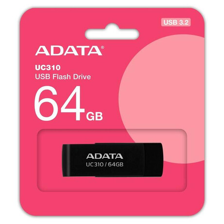 A-Data ADATA Flash Disk 64GB UC310, USB 3.2, černá (UC310-64G-RBK)