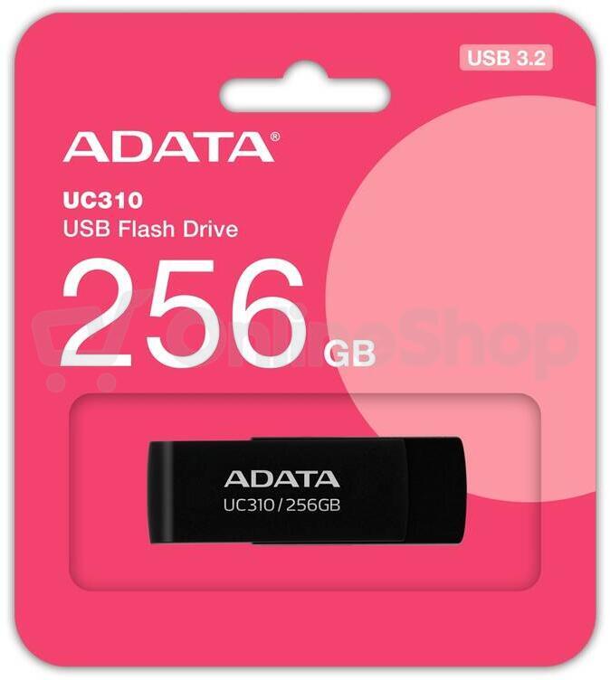 A-Data ADATA Flash Disk 256GB UC310, USB 3.2 , černá (UC310-256G-RBK)