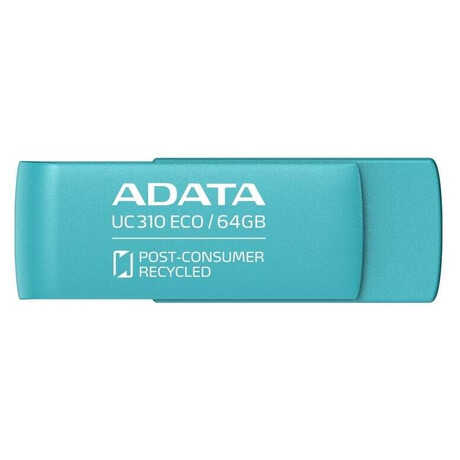 ADATA Flash Disk 64GB UC310E ECO, USB 3.2 ,&nbsp;modrá (foto 1)