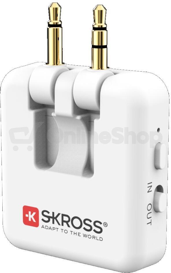 Bezdrátový audio adaptér SKROSS, vysílač-přijímač 2v1