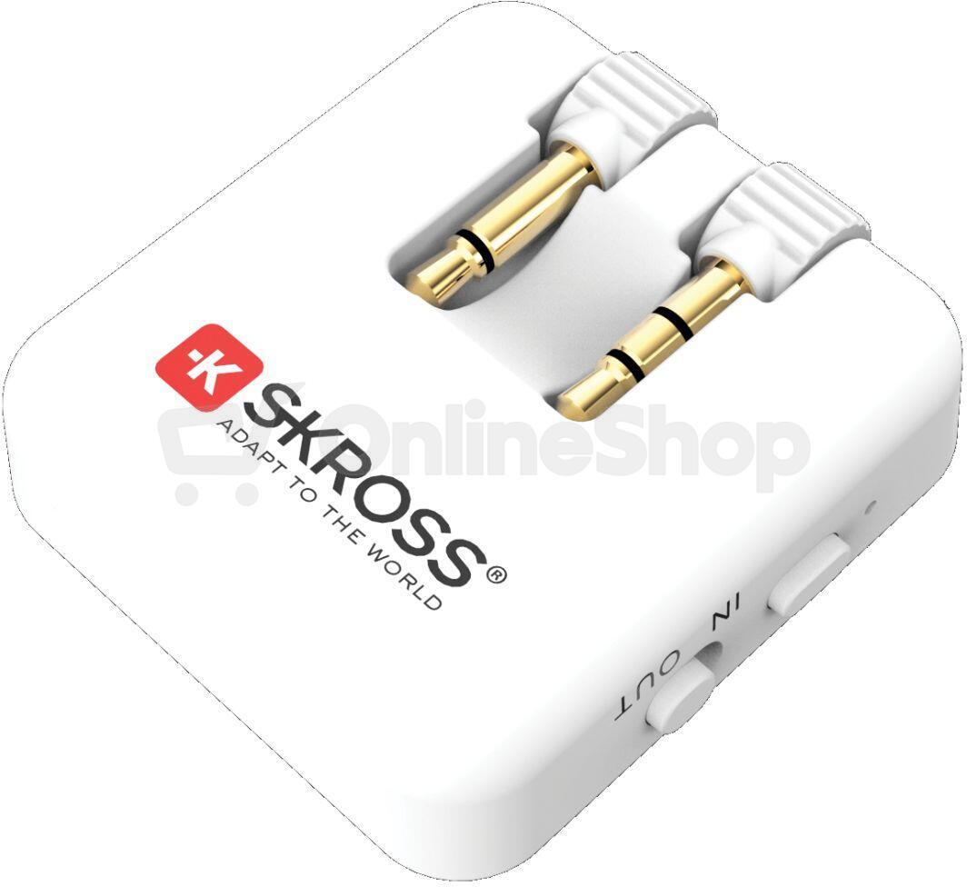 Bezdrátový audio adaptér SKROSS, vysílač-přijímač 2v1