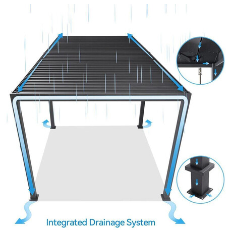 Pergola Rojaplast INTRO PLUS 6x3 m, hlink