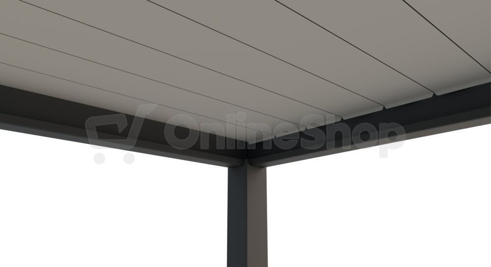 Pergola ROJA INTRO PLUS 4x3 m, hliník - do stěny