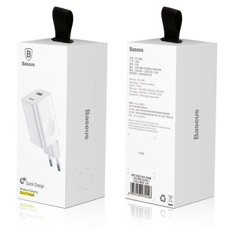 Baseus 24W, 1xUSB bílá (foto 8)
