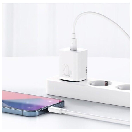 Baseus Super Si&nbsp;20W, 1xUSB-C bílá (foto 4)