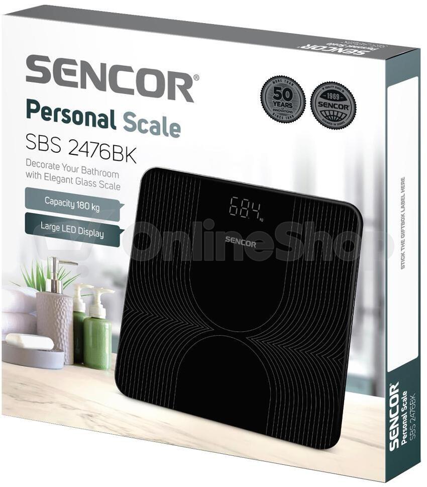 Osobní váha Sencor SBS 2476BK