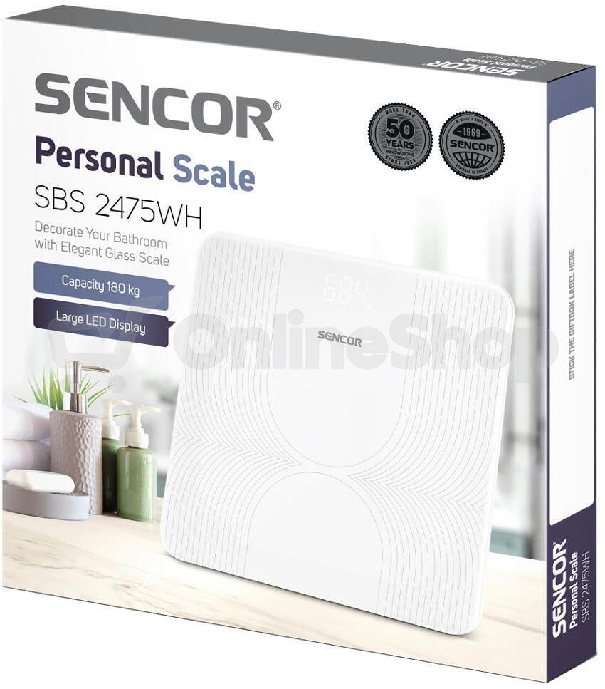 Osobní váha Sencor SBS 2475WH
