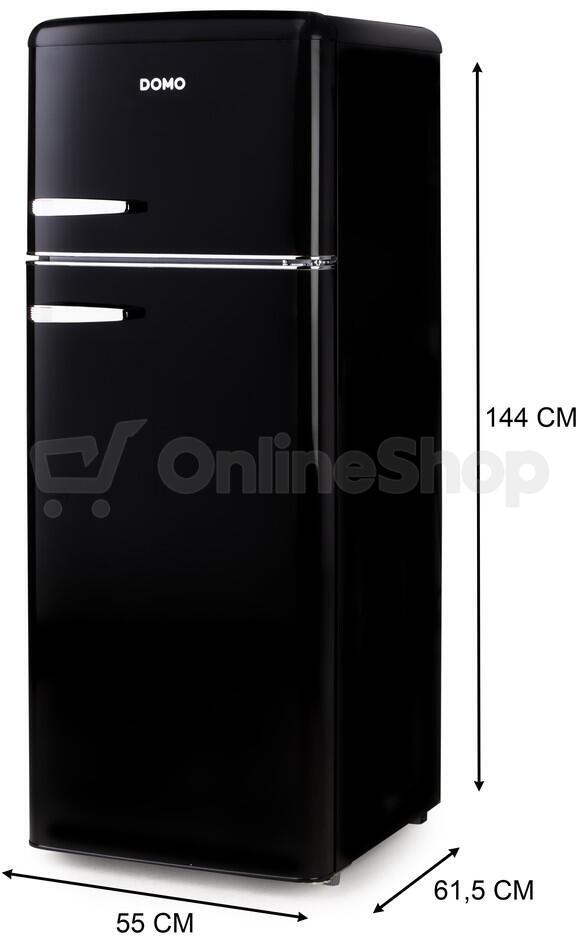 Chladnička Domo DO91704R, černá