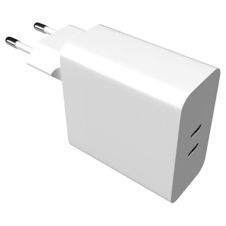 FIXED s&nbsp;2x USB-C výstupem, podpora PD, 65W, bílá (foto 4)