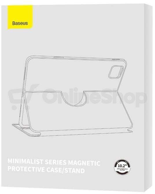 Baseus Minimalist Series magnetický kryt na Apple iPad 10.2'', černá (ARJS041001)