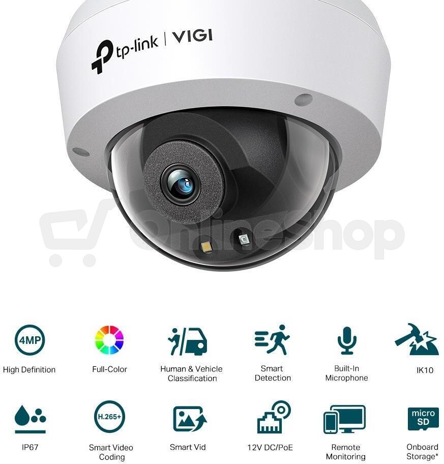 TP-Link VIGI C240(4mm) 4MP barevná Dome Network Camera