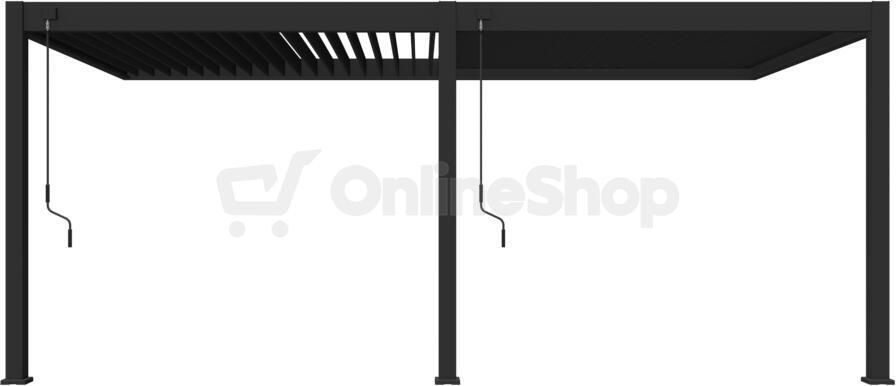 Pergola ROJA INTRO PLUS 6x3 m, hliník - do stěny