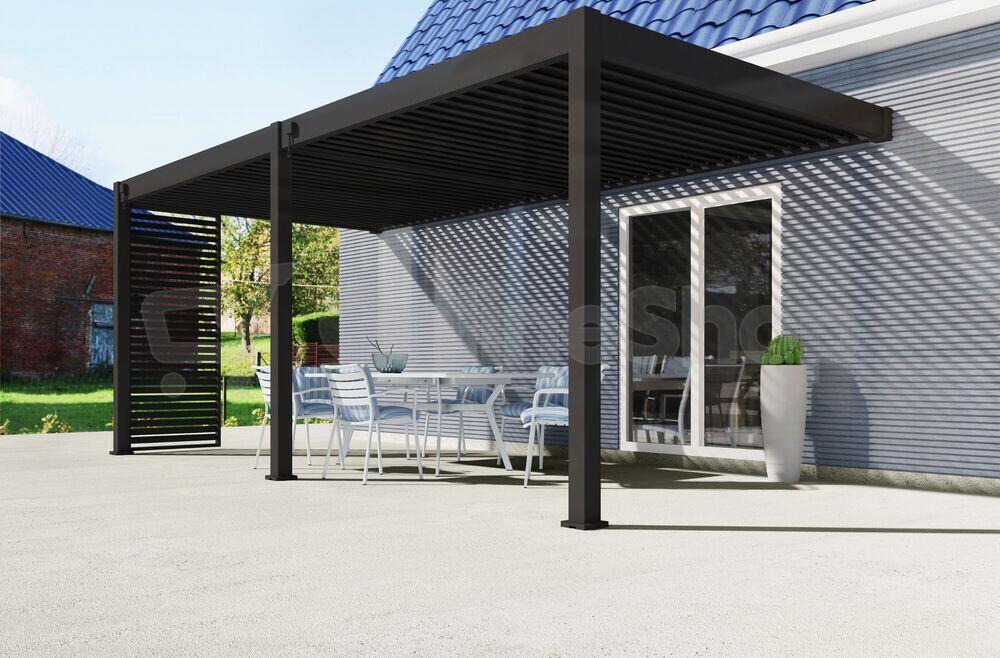 Pergola ROJA INTRO PLUS 6x3 m, hliník - do stěny