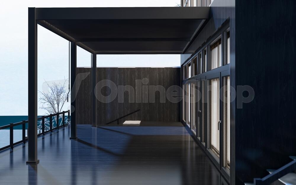 Pergola ROJA INTRO PLUS 6x3 m, hliník - do stěny
