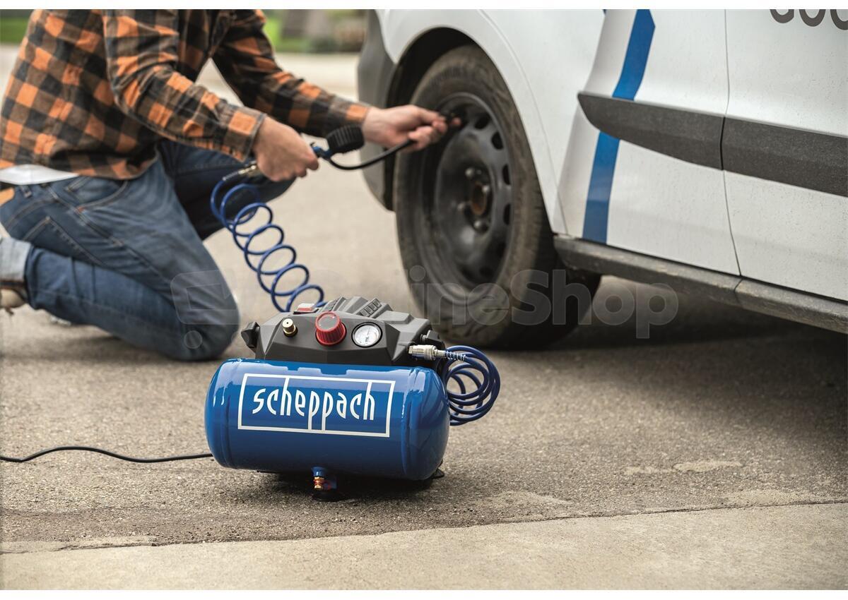 Bezolejový kompresor Scheppach HC 06, 6l