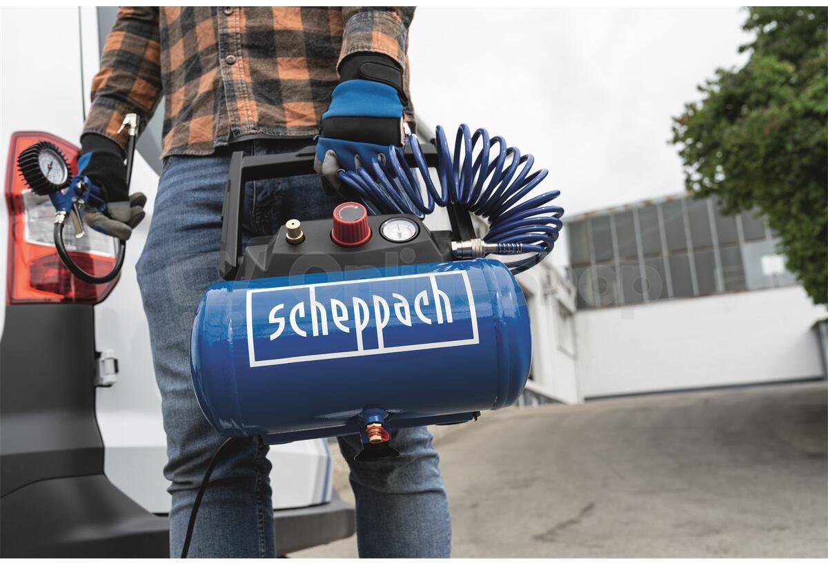 Bezolejový kompresor Scheppach HC 06, 6l