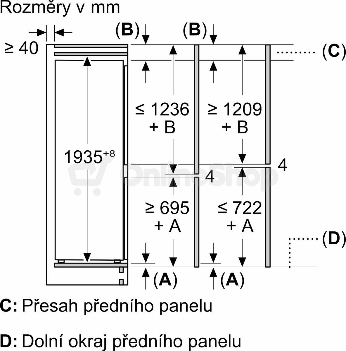 Chladnička BOSCH KIN96VFD0