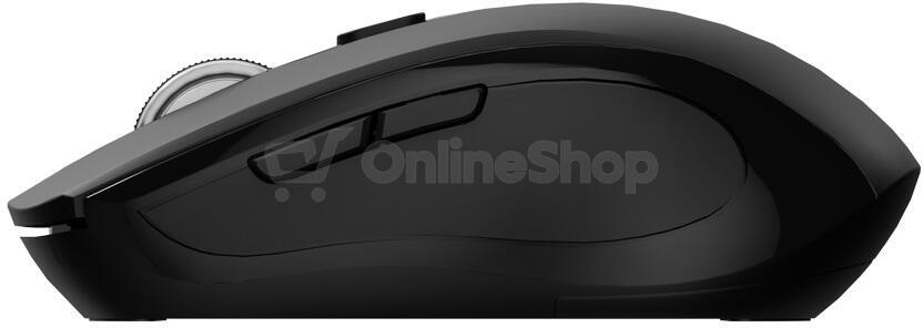 C-Tech WLM-12BK/Ergonomická/Optická/Pro praváky/1 600 DPI/USB+BT/Černá