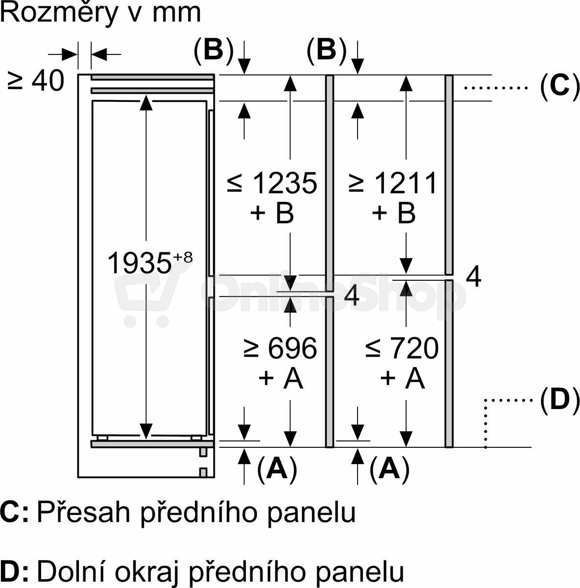 Chladnička BOSCH KBN96VFE0