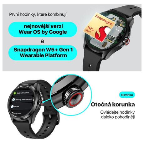 Chytr hodinky TicWatch Pro 5 GPS