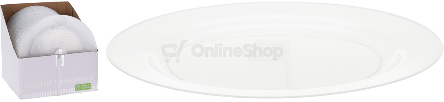 Mělký talíř pr. 23 cm 4 ks Orion