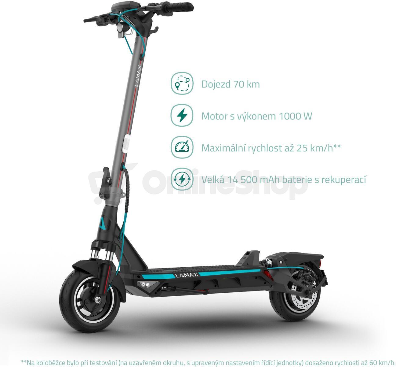Elektrokoloběžka Lamax eRacer SC50
