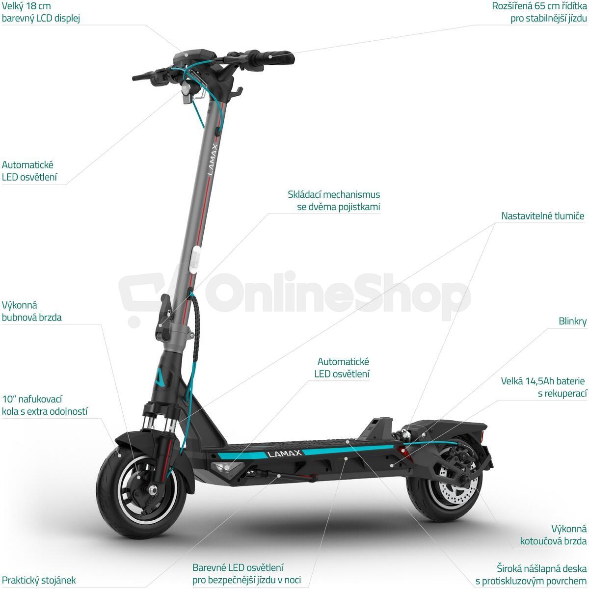Elektrokoloběžka Lamax eRacer SC50
