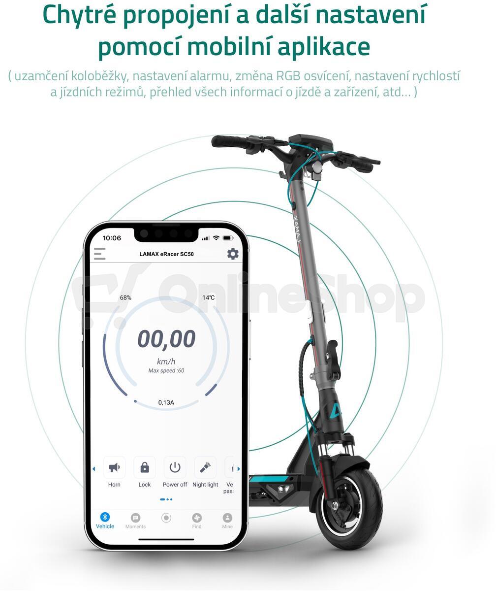 Elektrokoloběžka Lamax eRacer SC50
