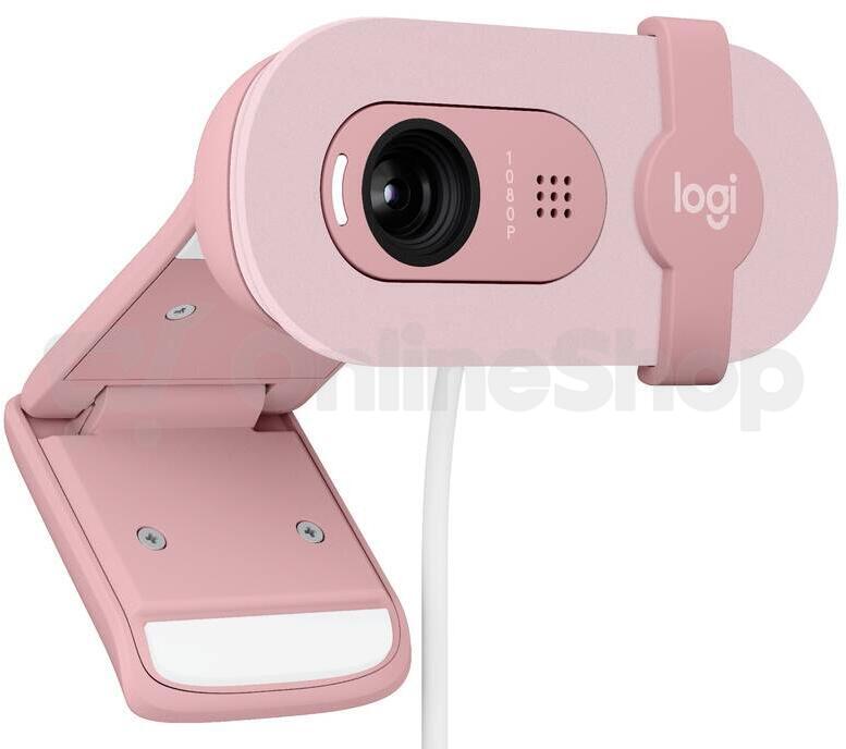 Logitech Brio 100 Full HD webcam - ROSE - EMEA (960-001623)