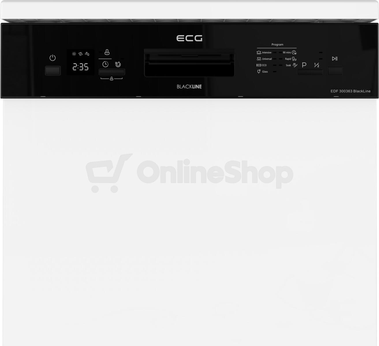 Myčka ECG EDF 100243 BlackLine
