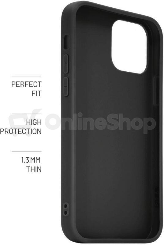 Zadní pogumovaný kryt FIXED Story pro Apple iPhone 15 Plus, černý