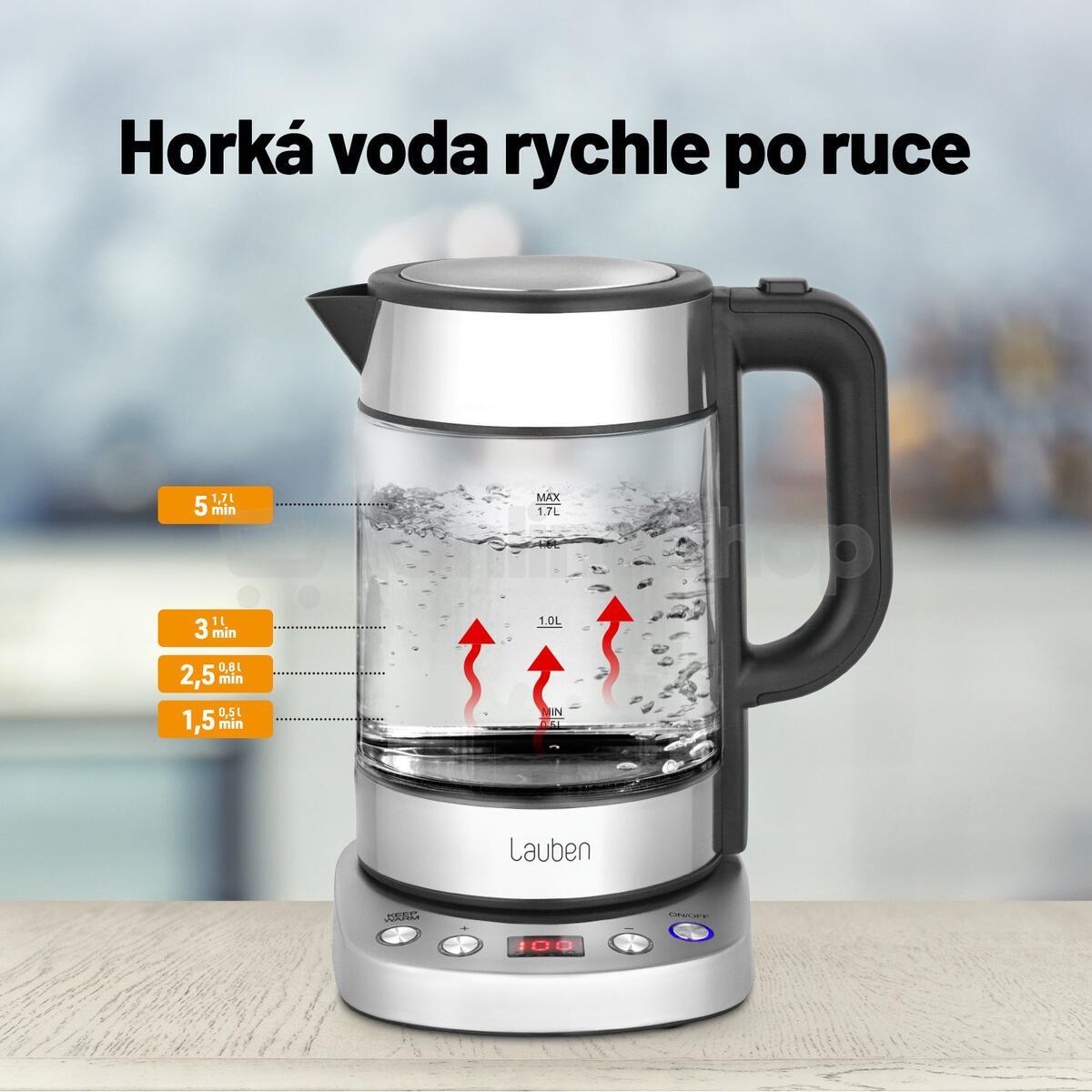 Rychlovarná konvice Lauben EK17GS