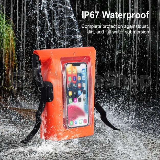 Vodotěsné pouzdro Swissten Waterproof, oranžové