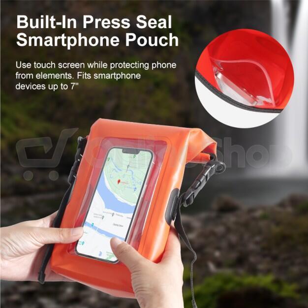 Vodotěsné pouzdro Swissten Waterproof, oranžové