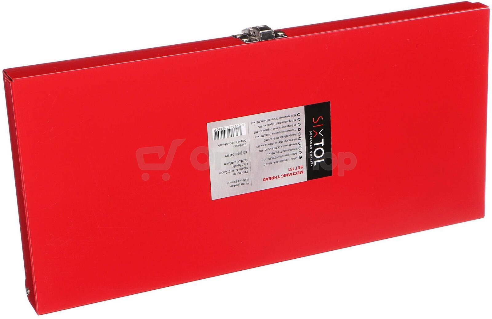 Sada na opravu závitů Sixtol MECHANIC THREAD SET 131, M5 - M12