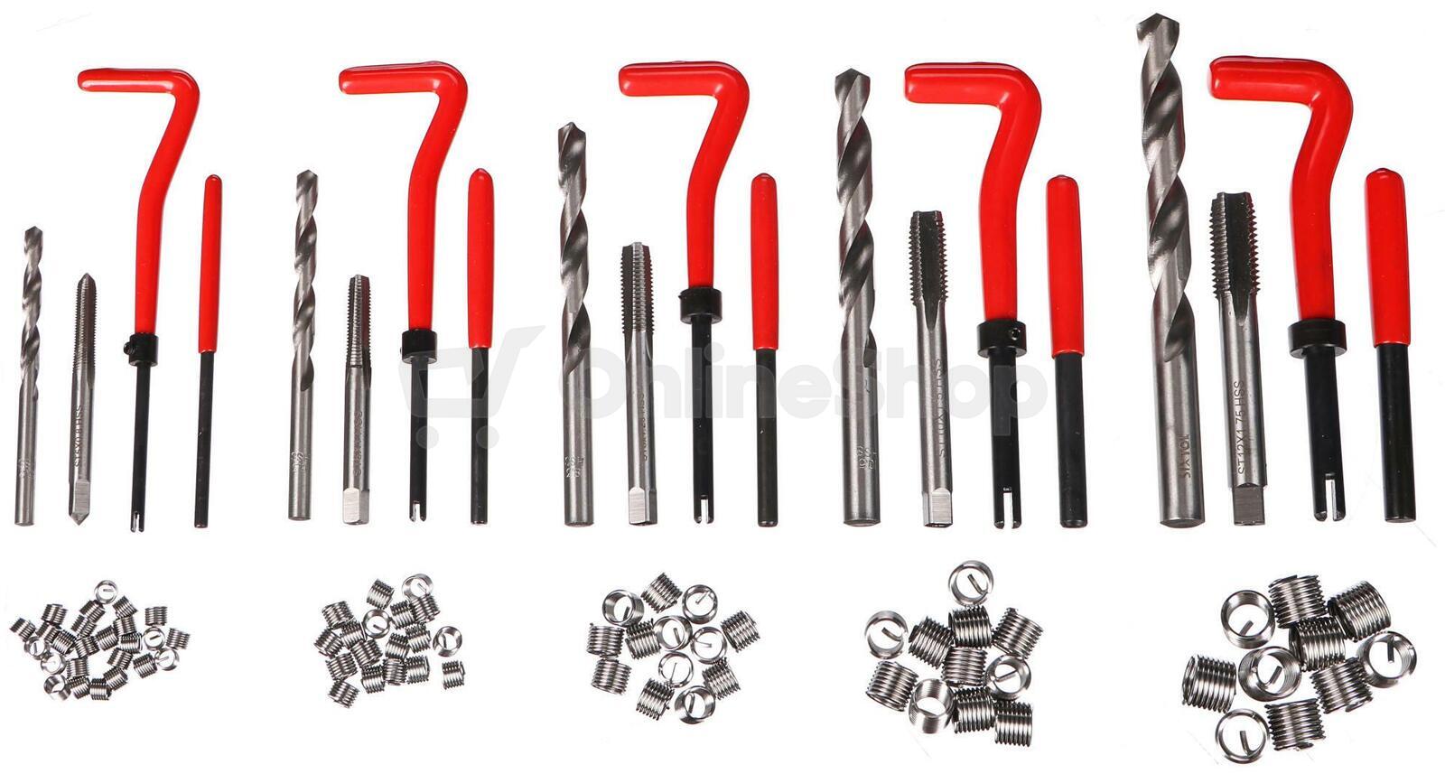 Sada na opravu závitů Sixtol MECHANIC THREAD SET 131, M5 - M12