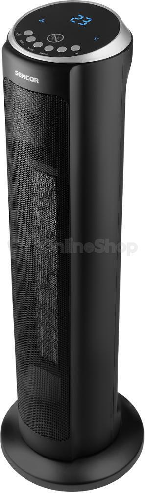 Keramické sloupové topidlo Sencor SFH 8990BK