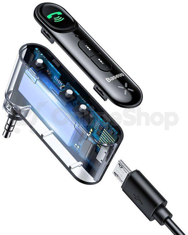 Bluetooth audio adaptér Baseus Qiyin černý