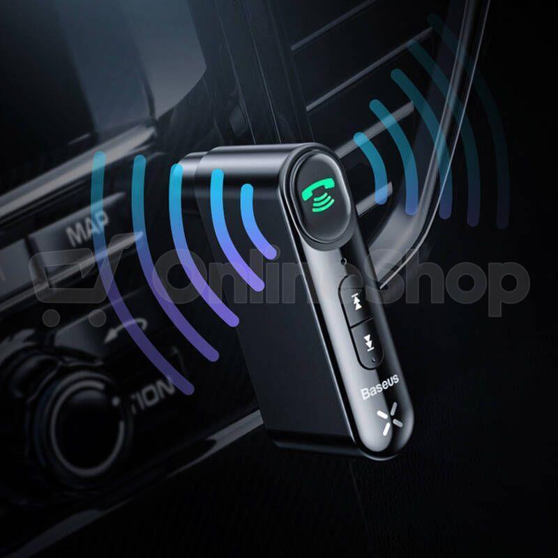 Bluetooth audio adaptér Baseus Qiyin černý