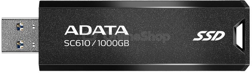 ADATA SC610 / 1TB / SSD / Externí / Černá / 5R (SC610-1000G-CBK/RD)