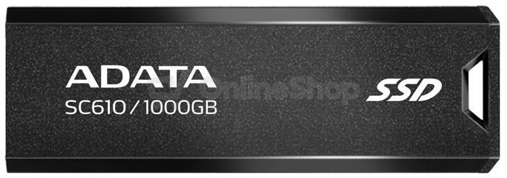 ADATA SC610 / 1TB / SSD / Externí / Černá / 5R (SC610-1000G-CBK/RD)