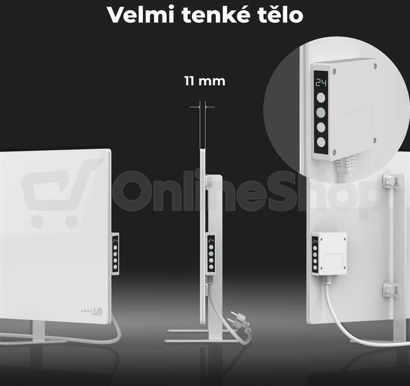 Teplovzdušný konvektor AENO GH3s, bílý