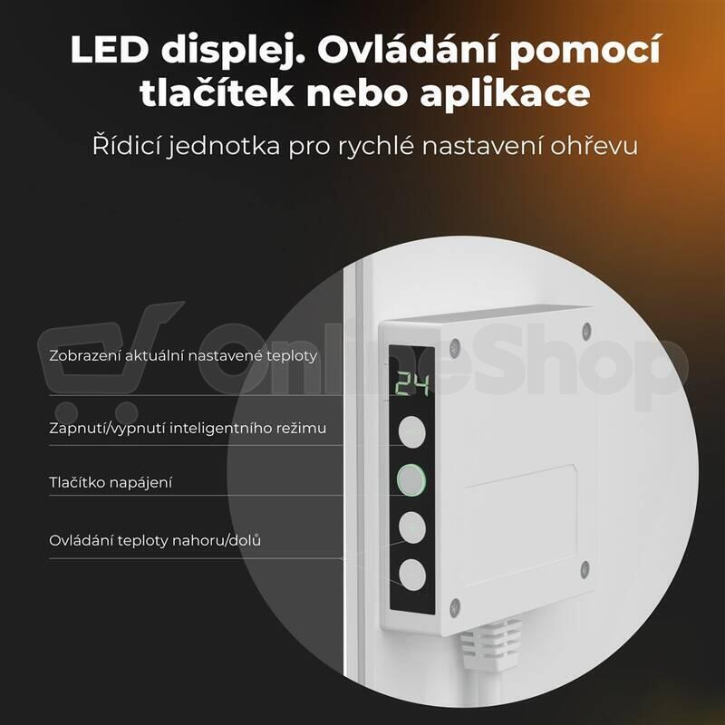 Teplovzdušný konvektor AENO GH3s, bílý