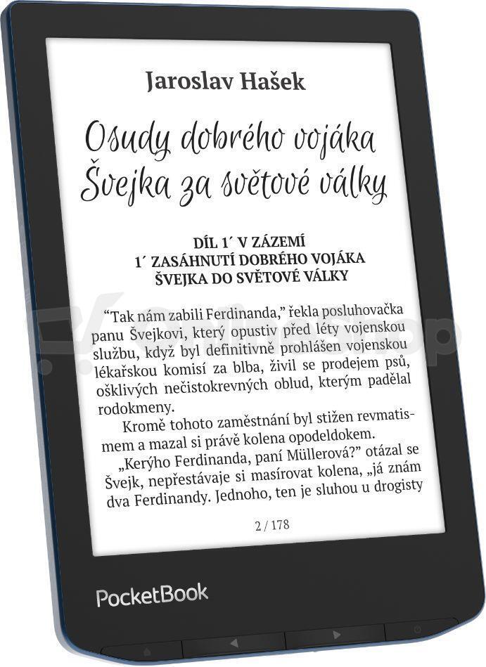 E-book POCKETBOOK 634 VERSE PRO AZURE, MODRÝ