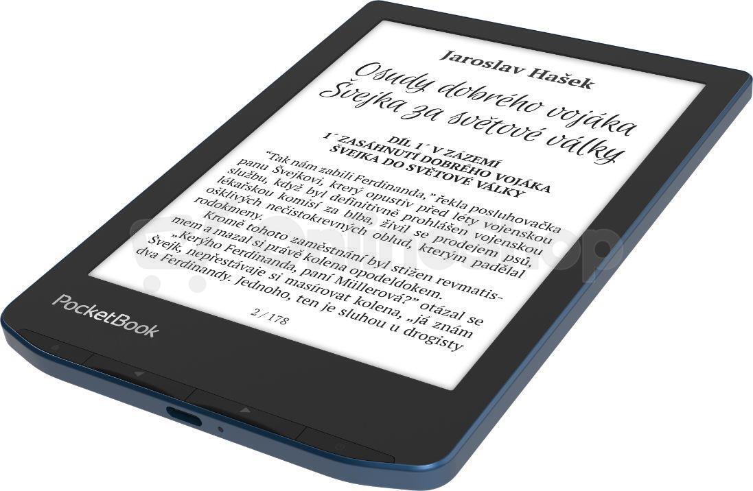 E-book POCKETBOOK 634 VERSE PRO AZURE, MODRÝ