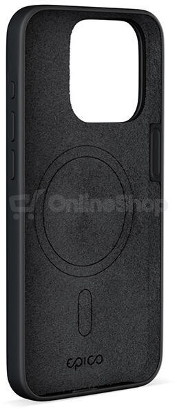 Epico Silicone Mag+ Case iPhone 15 - černá