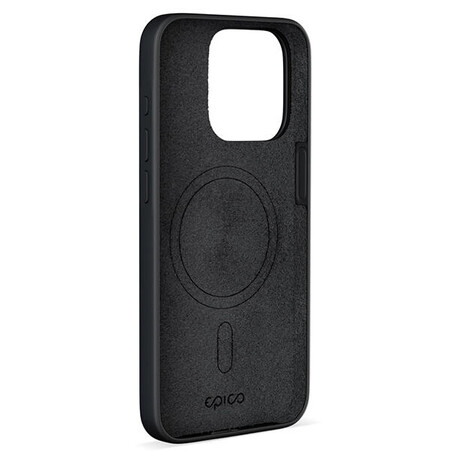 Epico Silicone Mag+ Case iPhone 15 Pro - černá